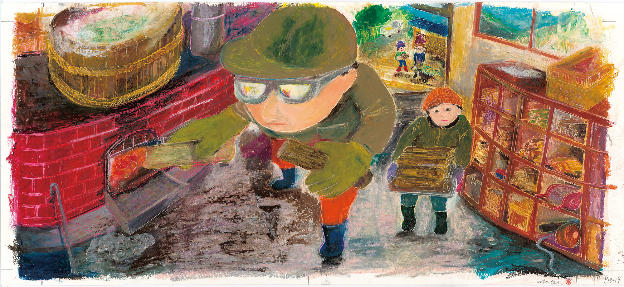 『こくとうぴょ～』原画とサトウキビ畑についての写真とエッセイの展示を実施（4/28～5/12）